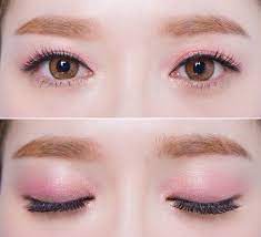 二重幅が狭い人でもアイメイクで目を大きくパッチリ見せるには mery メリー アイメイク ピンクアイシャドウ ピンクシャドウ