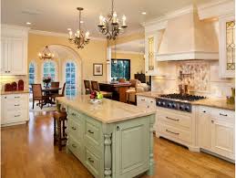 For task lighting, wrought iron island pendants are an attractive option. Spanish Revival Restoration Mediterranean Kitchen San Francisco By And Interior Design Studio Houzz