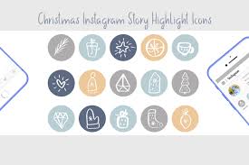 Download Christmas Instagram Highlight Story Icons In Icons On Yellow Images Creative Store