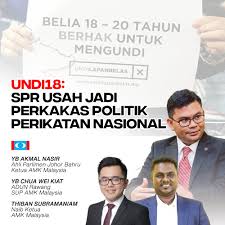 The united malay national organisation reaffirmed in july 2020 that it would not join but would carry on to lend its support for the coalition and remain a part of the pn federal government. Undi 18 Spr Usah Tunduk Kepada Tekanan Dan Jadi Perkakas Politik Perikatan Nasional Pn Media Rania