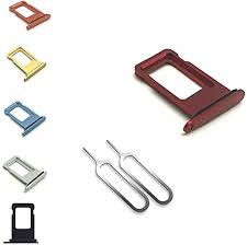 Inside i'll show you how to insert a nano sim card into the apple iphone x, iphone xs, iphone xs max or iphone. Amazon Com Nano Sim Card Holder For Iphone Xr Replacement Red Sim Card Slot Socket Tray Support With 2 Removal Eject Tools