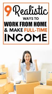 9 Realistic Ways To Work From Home And Make Full Time Income Forever Free By Any Means Work From Home Tips Legitimate Work From Home Legit Work From Home