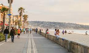 This ocean boardwalk of approximately two miles was built in 1925 and since then restored. Mission Beach San Diego Vacation Rentals Homes San Diego Ca Airbnb