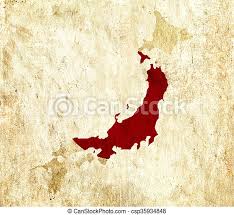 Add this artwork to your favorites collection. Vintage Paper Map Of Japan Canstock