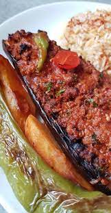 Karni Yarik Aubergines Farcies A La Viande Hachee My Tasty Cuisine Aubergines Farcies Recette Aubergine Farcie Recettes De Cuisine
