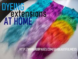 Natural beaded row extensions on instagram: Diy Hair Dyeing Hair Extensions At Home Hubpages