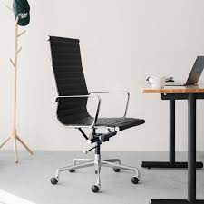 soho tall back ribbed management chair black home office chairs mid century modern office chair office chair design