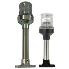 Boat Navigation Light 01314 Eval Incandescent White Pole Mounted
