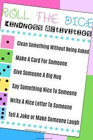 The best activities for kids have fun and educational aspects. Kindness Activities For Kindergarten Free Printable Act Of Kindness Game