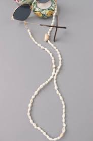 Chaine De Lunettes En Coquillages Bijoux Lunettes Coquillage