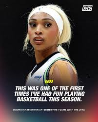 Dijonai had 13 points off the bench in her Lynx debut