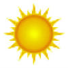 The sun is the star at the center of the solar system.it is a nearly perfect sphere of hot plasma, heated to incandescence by nuclear fusion reactions in its core, radiating the energy mainly as visible light, ultraviolet light, and infrared radiation. 1