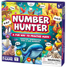 Number Hunter Math Board Game – CLEVER FOX PLAY™