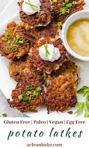 Potato Latkes Egg Free Gluten Free Vegan Recipe Potato Latkes Potato Latke Recipe Vegetarian Recipes