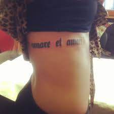 Amare Et Amari To Love And Be Loved Tattoos Tattoo Quotes