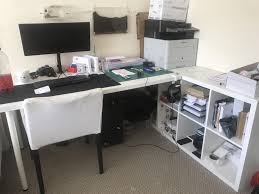 Help Kallax Desk Combination In Horizontal Position Ikea Hackers Kallax Desk Ikea Desk Hack Kallax Ikea
