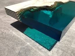 Hamilton 23 Water Table By Alexandre Chapelin Resin Furniture Resin Furniture Resin Table Resin