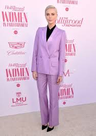 Charlize Theron Pantsuit Charlize Theron The Hollywood Reporter Celebrity Street Style