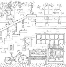 My Colorful Town Coloring Books Coloring Book Pages Colouring Pages