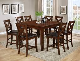 Blake gray & chocolate 8 piece counter set with storage bench. Gregory Counterheight Pub Table Myco Gr650 Ct In 2021 Counter Height Pub Table Counter Height Dining Table Kitchen Table Makeover