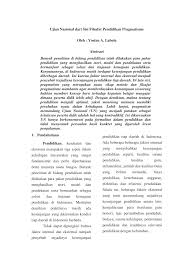 We did not find results for: Pdf Ujian Nasional Dari Sisi Filsafat Pendidikan Pragmatisme