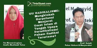 Pemerintahan periode kedua joko widodo (jokowi) menegaskan akan meningkatkan keseriusan menangani radikalisme di indonesia. Uu Radikalisme Mungkinkah Berpotensi Menjerat Umat Islam Di Tengah Upaya Deradikalisasi Paham Radikal Terorisme