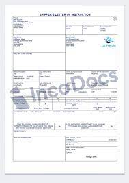 A letter that starts with the letter c is a contractletter or a contact. Create And Download A Shipper S Letters Of Instruction Document Incodocs