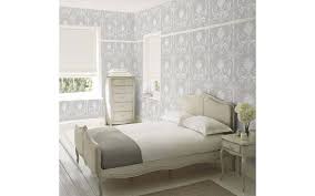 Josette White Dove Grey Damask Wallpaper Laura Ashley Home Furnishings Furnishings Home