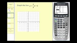 Ever wanted your graphing calculator to handle long calculations without wasting time? Graphing Lines On The Ti83 Or Ti84 Youtube
