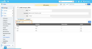 Purchasing uom will be different from storing uom. Configure Uom Categories In The Items Management App