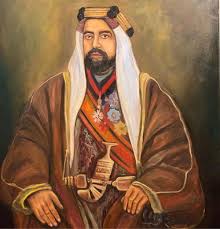 الشيخ عيسى بن سلمان آل خليفة رحمه الله أمير دولة البحرين الأسبق Painting Art Fictional Characters