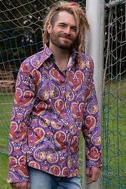 Check spelling or type a new query. 70er Jahre Hemd Lila Mit Buntem Mandala Look Retro Muster