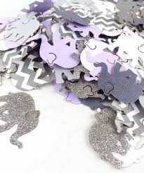 60 pieces elephant balloons elephant latex balloons elephant themed party decorations for birthday baby shower party supplies (pink and grey) 4.6 out of 5 stars. Purple Gray Chevron Elephant Confetti Baby Shower Elephant Theme Baby Shower Decorations Table Decor Scrapbook Favors Banners Streamers Confetti Aliexpress