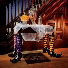 Pair Of Halloween Witch Table Legs Halloween Witch Halloween Table Halloween Decorations
