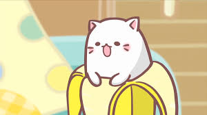 New Cat Banana Anime Is Weirdly Popular Cute Animal Drawings Kawaii Cat Doodle Pug Cartoon