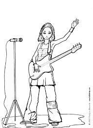 Supercoloring.com is a super fun for all ages: Rock Star Coloring Pages