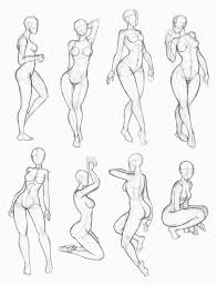Female Body Shape Drawing Reference Drawing Art Ideas Cartoon bodies can be simplified so that you don't need to go as deep as you would with the head although, for best in this lesson i'll show you some simple body formulas you can use, and how some of those formulas can be modified to draw some slightly more naturalistic looking body shapes. female body shape drawing reference
