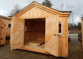 You're right and the one with the exterior shot has no windows in the door and the interior shot has. Wood Tool Shed For Sale Backyard Storage Shed