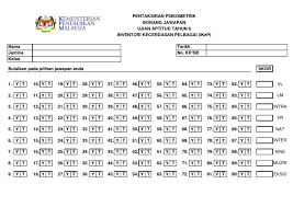 Pelaksanaan ujian mesti dibaca bersama panduan pentadbiran ujian psikometrik ikep tahun 6 yang boleh. Borang Jawapan Ikep 2019 2 Pdf