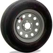 This is a n awesome one stop shopping deal for a trailer spare or ready to roll tire with rim. Trailer Wheels Rims Tires