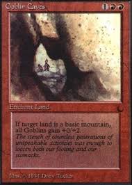 Hey, sana, whatchu think about. 1x Goblin Caves Lp English Mtg The Dark Ebay