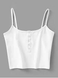 Black And White Tank Top Cropped Snap Button Tank Top Black White Tank Top Outfits Cute Tank Tops Cute Crop Tops