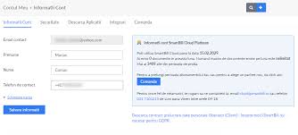 Intră pe mail şi sub numele tău sunt nişte buline (invisible, bussy etc).dai click şi scrie undeva *account*. Informatii Cont Smartbill Ajutor