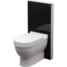 Geberit 131 144 Sf 1 Glass Monolith System For Floor Standing Toilets Back To Wall Toilets Space Saving Toilet Newly Remodeled Bathrooms