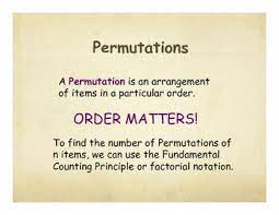 Math Posters Permutations Combinations Permutations And Combinations Math Poster Math