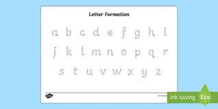 These are a great learning resource and even make cute diy decorations. Lower Case Alphabet Writing Template