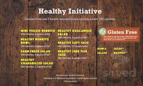 Individual foods may come into contact with one another during preparation. Barberitos Southwestern Grille Cantina Menu In Augusta Georgia Usa