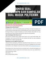 Soal & jawaban umpn 2018/2019. Soal Tes Skolastik Masuk Pens Jawabanku Id