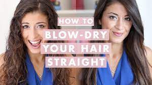 These 10 tips can help she recommends towel drying or air drying your hair to remove as much moisture as possible. How To Blow Dry Your Hair Straight Step By Step Youtube