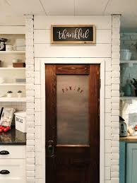 Thankful Horizontal Pantry Door Kitchen Pantry Doors Farmhouse Doors